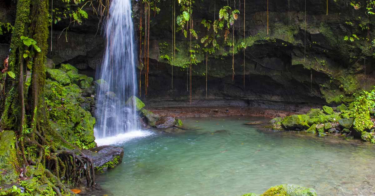 Emerald Pool in Dominica