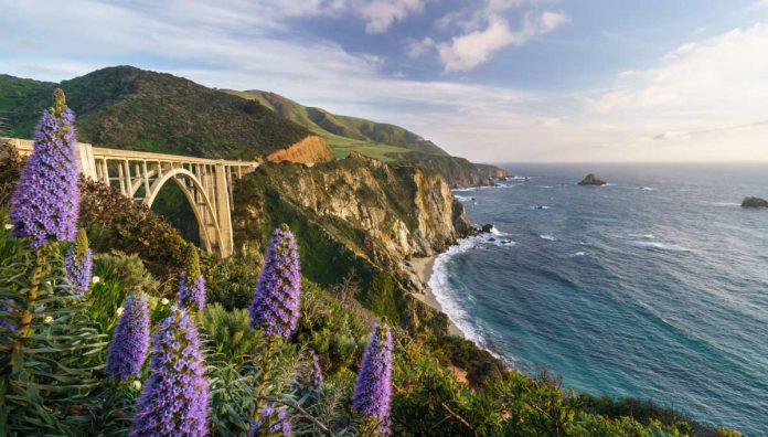 A view of Big Sur in California